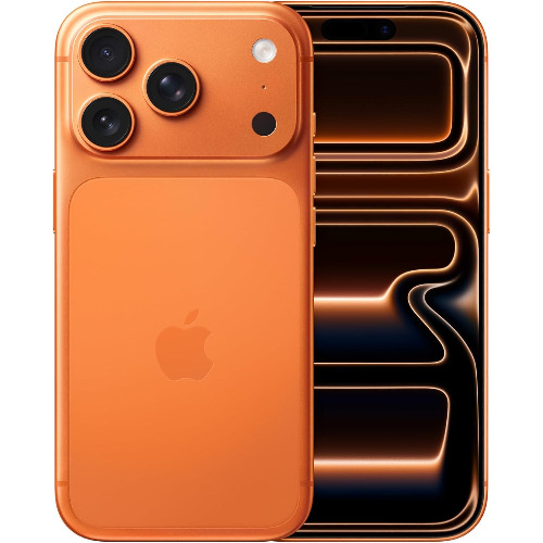 Apple iPhone 17 Pro – 6.3″ – 256GB RAM – 12GB ROM – 1 Physical Sim & eSim – 3988mAh – Cosmic Orange