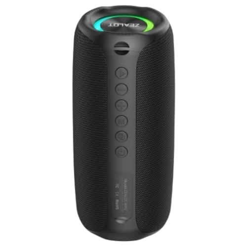 Zealot Mp2 Portable Speaker With Loud Stereo Sound – 20w – Black