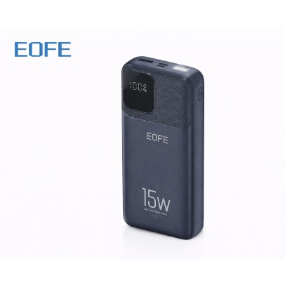 20000mah Power Bank – Digital Display – 15w Type-c – Fast Charging Usb Output
