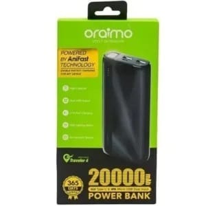 Oraimo Power Bank 20000mAh Fast Charging