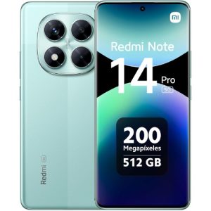 Xiaomi Redmi Note 14 Pro 5G – 6.67″ – 512GB ROM – 12GB RAM – Dual SIM – 5110mAh – Coral Green